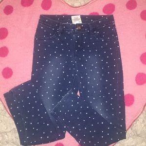 Girls stretchy skinny jeans